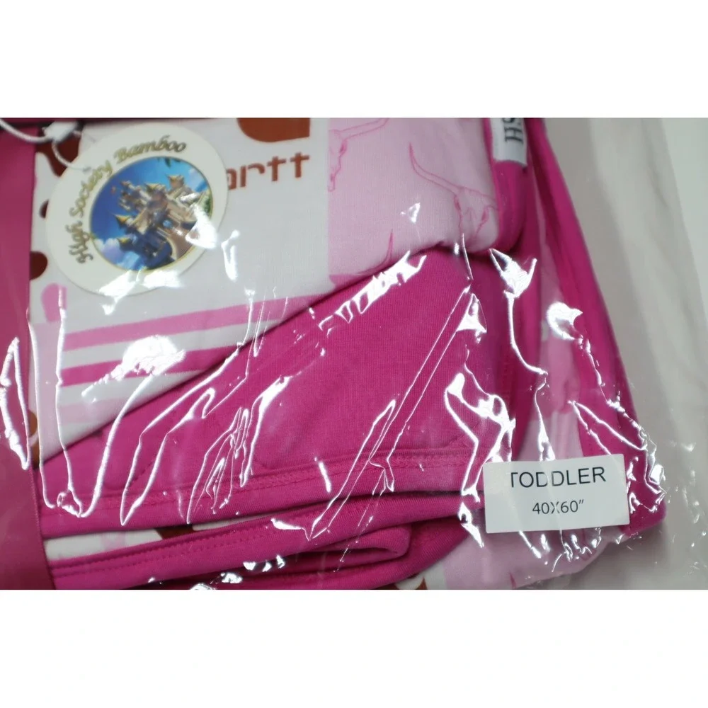 High Society Bamboo Hot Pink Carhartt‎ Quilted Bamboo Toddler Blanket 40x60